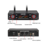 Wireless Microphon G-MARK EW100 Professional UHF Karaoke Handheld Mic Frequency Adjustable 50M For Party Show Stage Wedding