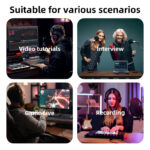 SM7B Professional Dynamic Cardioid Microphone Studio Selectable Frequency Response Mic For Live Vocals Recording Performance