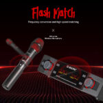 Wireless Microphon G-MARK EW100 Professional UHF Karaoke Handheld Mic Frequency Adjustable 50M For Party Show Stage Wedding